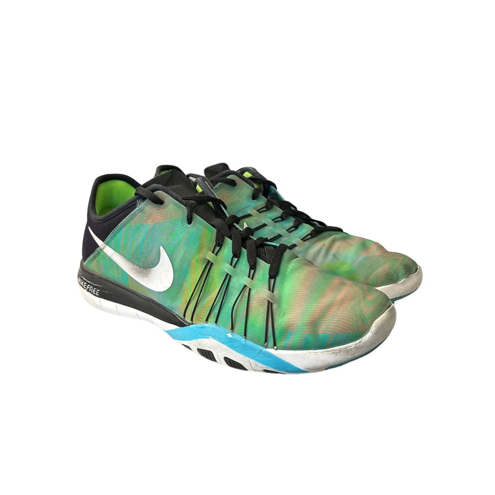 Nike Free TR 6 Women's Green Blue 833424-002 Shoes Sneakers Size 8